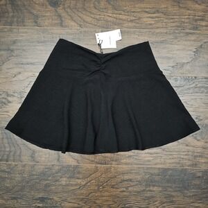 Originality By La La Land‎ Womens Small Black Mini Skirt Preppy Whimsical Flowy